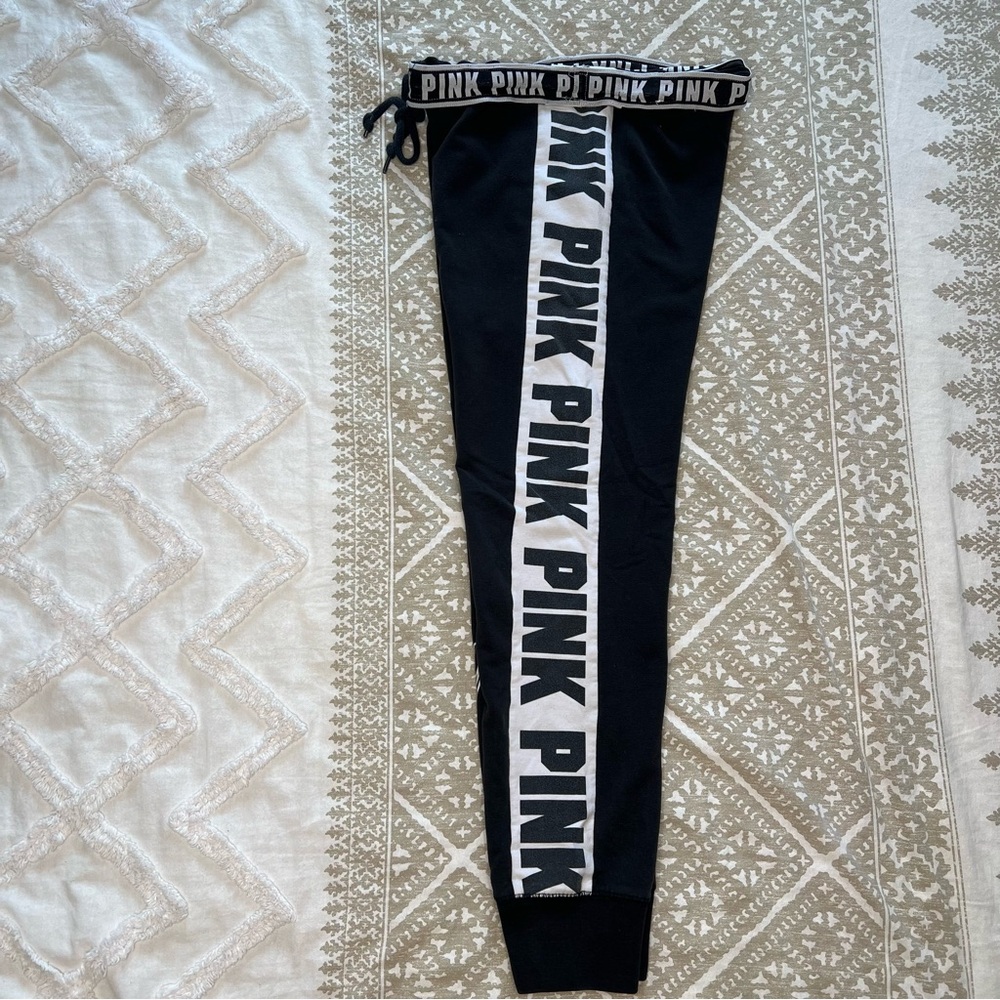 PINK Victoria’s Secret Black Joggers